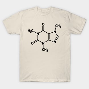 Caffeine Structure Chemistry Coffee T-Shirt